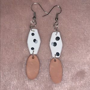 Handmade polymer clay earrings